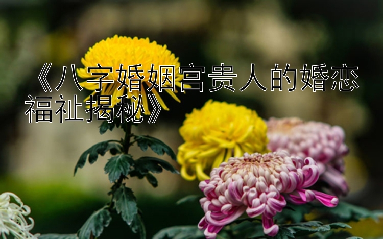 《八字婚姻宫贵人的婚恋福祉揭秘》