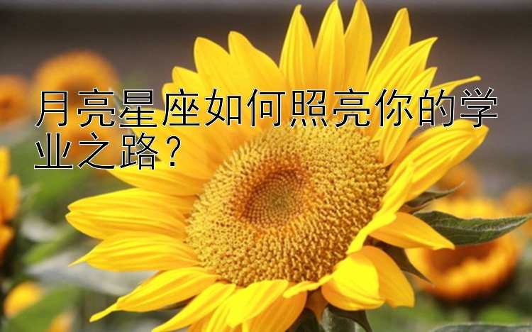 月亮星座如何照亮你的学业之路？